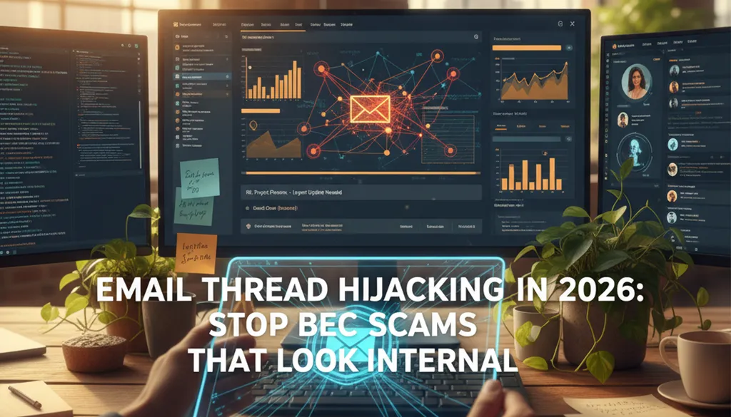 Email Thread Hijacking in 2026: Stop BEC Scams That Look Internal Email Thread Hijacking in 2026: Stop BEC Scams That Look Internal