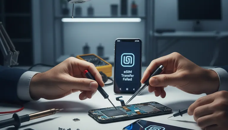 Fallo en la transferencia de eSIM en 2026: soluciones después de reparaciones de teléfonos