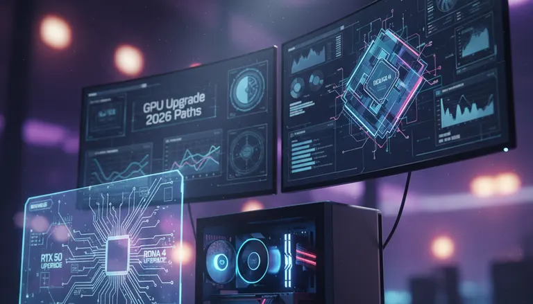 Actualización a RTX 50 vs Actualización a RDNA 4: Rutas de actualización de GPU en 2026