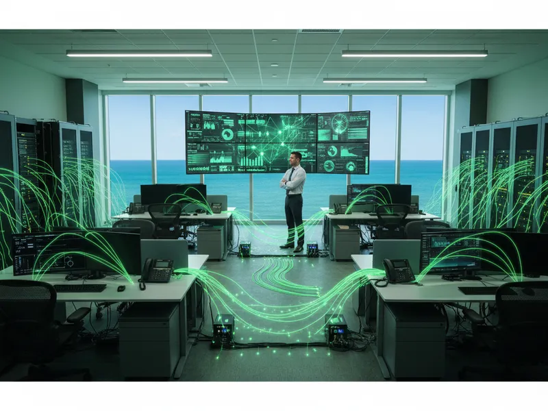Professional business IT server room managed by Fix My PC Store for Palm Beach County businesses