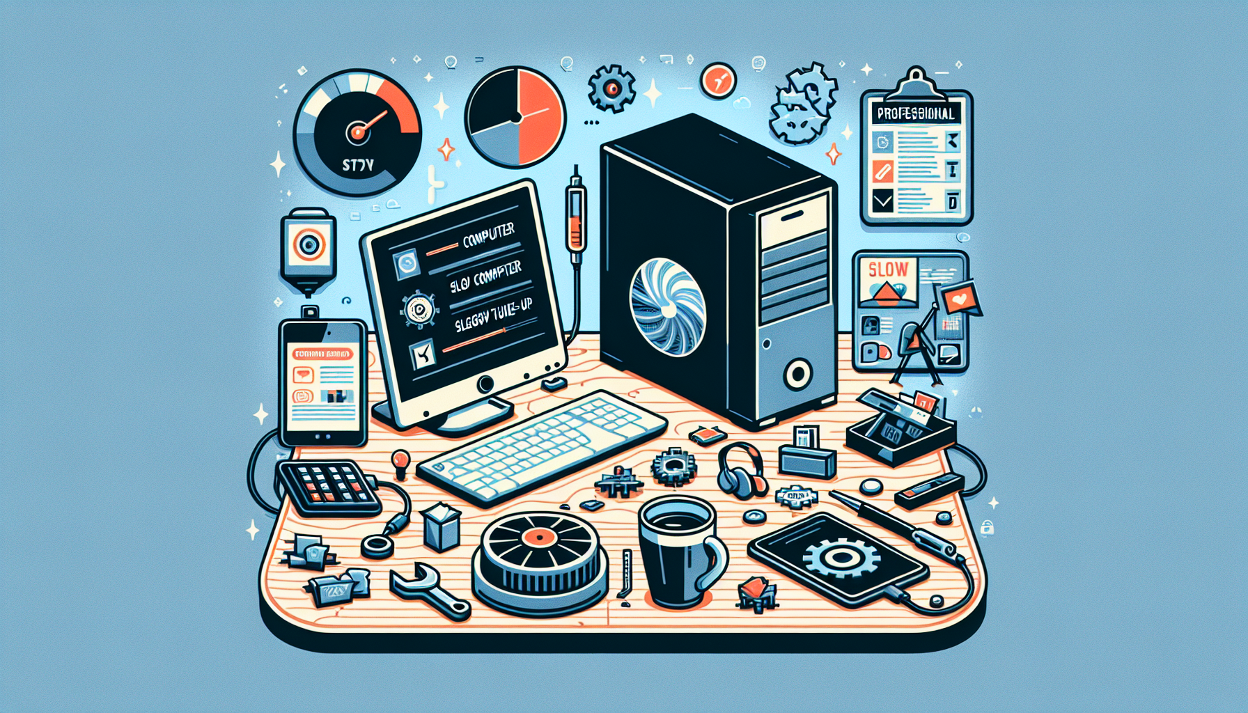 Why Your Computer Is Slow and What a Professional Tune Up Actually Fixes - Blog post thumbnail