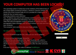 FBI Department of Justice Virus